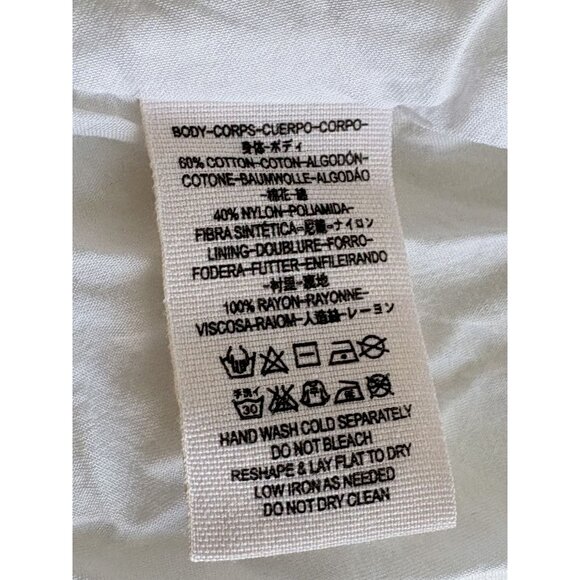 Free People Be Your Baby Lace Mini Dress Ivory Small S - Picture 8 of 8